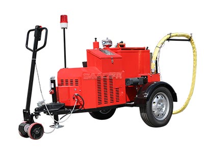 100L自行走带搅拌灌缝机新款